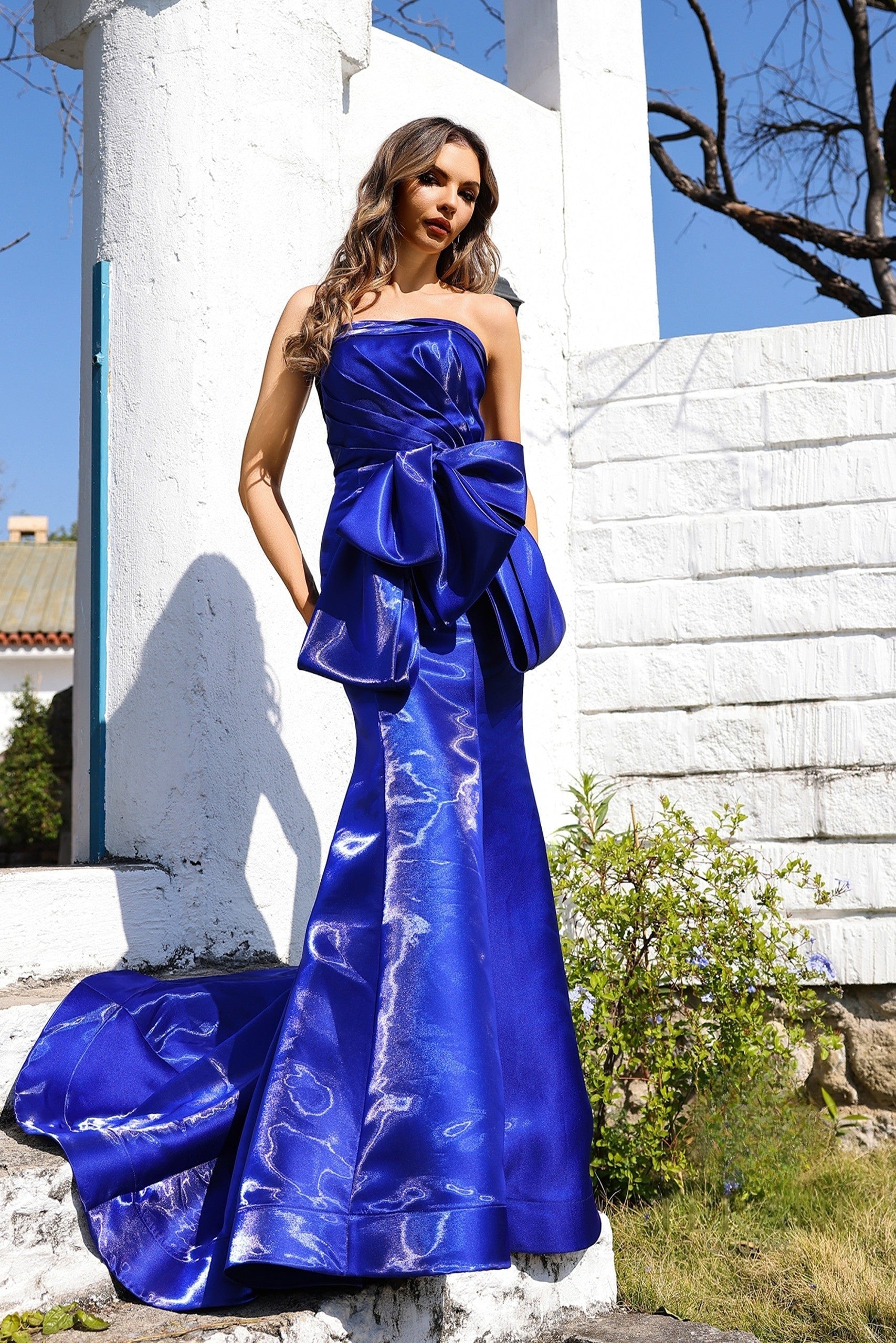 Terani Couture 252E5164 Elegant Sophisticated Formal Prom Sage Evening Shimmer Dress