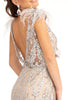 Feather Glitter Mermaid Dress by Elizabeth K GL1983 - Long Formal Dresses