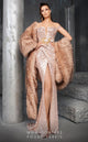 Fouad Sarkis 2650 Off-Shoulder Sequin Gown