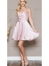 Final Sale Amelia Couture BZ013SF Blush 4 Short Homecoming Dress