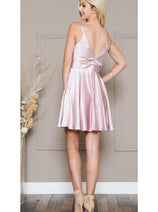 Final Sale Amelia Couture BZ013SF Blush 4 Short Homecoming Dress