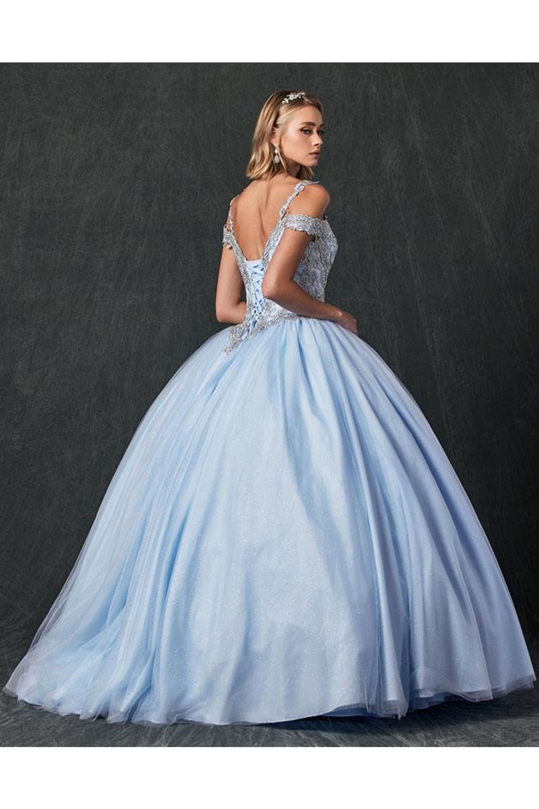 Bahama blue hot sale quinceanera dress