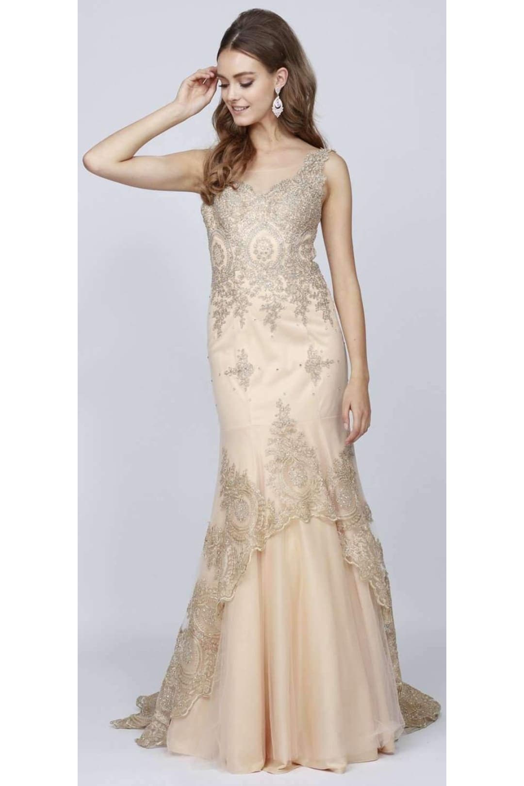 Formal Special Occasion Gown - Gold / XS