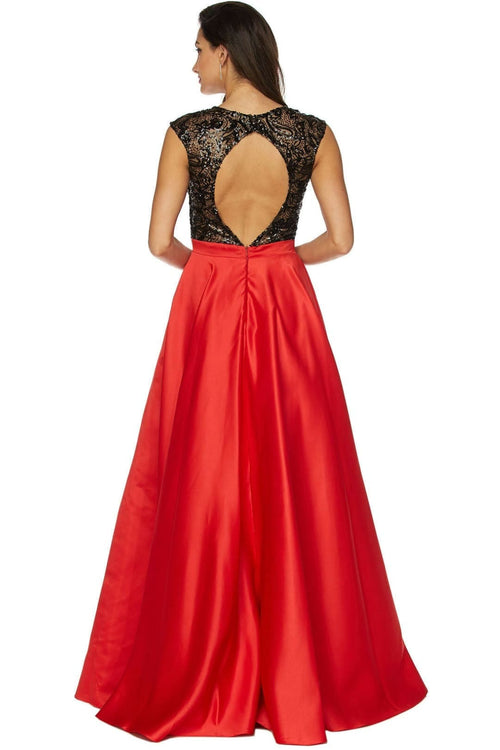 Final Sale Juliet 661 Two Toned A-line Prom Dress - Dress