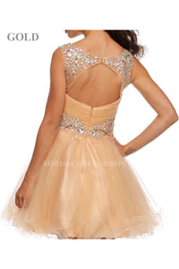 FINAL SALE! Stunning Demure Prom Dress - Blush / 2XL