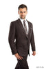 FINAL SALE! Men’s Two Piece Ultra Slim Fit Solid Suit - DARK GREY - 03 / US44R/W38 / EU54R/W48 - Mens Suits