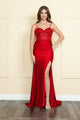 Vestido de corsé bordado ajustado de Poly USA 9138