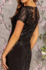 Fitted Embroidered Short Sleeve Gown by GLS Gloria GL3361 - Long Formal Dresses