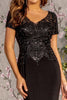 Fitted Embroidered Short Sleeve Gown by GLS Gloria GL3361 - Long Formal Dresses