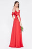 Fitted Flutter Sleeve Gown 2025 Scoop Neck Elegant Dress - Prom