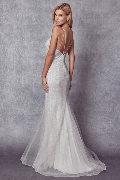 Juliet Ice Blue Long Formal Dresses