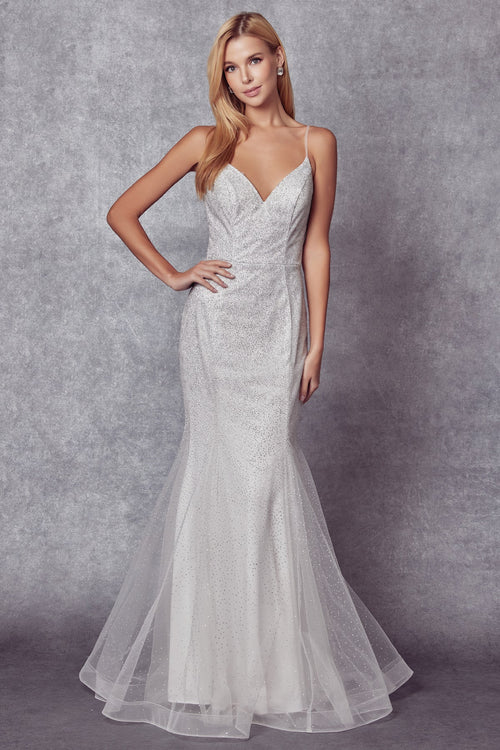 Juliet Ice Blue Long Formal Dresses