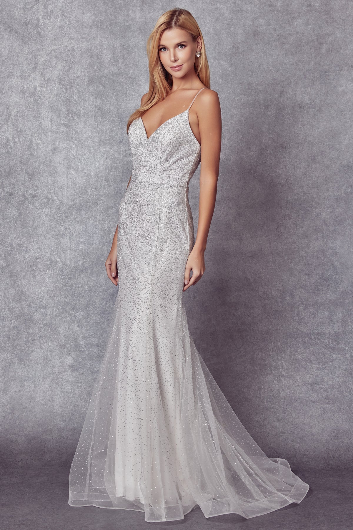 Juliet Ice Blue Long Formal Dresses