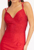 Fitted Lace-Up Rhinestone Gown by Elizabeth K GL3036 - Long Formal Dresses