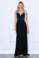 Poly USA 9274 Fitted Rhinestone Beaded Sleeveless Gown