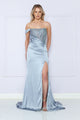 Vestido tipo corsé con corpiño de lentejuelas ajustado de Poly USA 9178