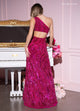 Rachel Allan 70678 Fitted Sequin One Shoulder Slit Gown