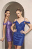 Juliet 868 Royal Blue & Purple