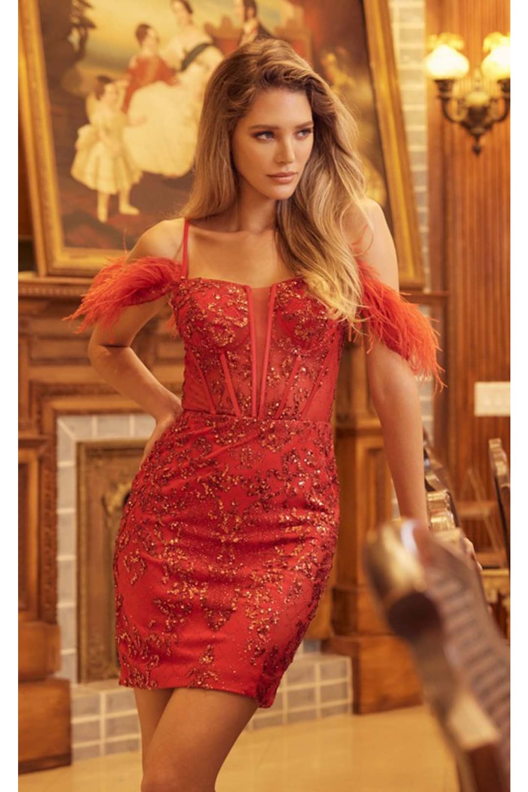 Red Graduation Dress | Commencement Ceremony Party Outfit by 897 Red Graduation Dress | Commencement Ceremony Party Outfit by 897