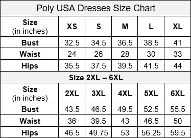 Poly USA 8522 Fitted Short Sleeveless Dress