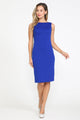Poly USA 8522 Fitted Short Sleeveless Jersey Dress
