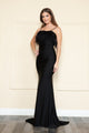 Poly USA 9070 Fitted Sleeveless Feather Gown