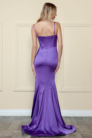 Vestido de corsé ajustado con escote en forma de corazón de Poly USA 9008