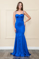 Vestido de corsé ajustado con escote en forma de corazón de Poly USA 9008