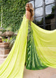 Rachel Allan 50318 Fitted V-Neck Cape Slit Gown