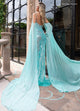 Rachel Allan 50318 Fitted V-Neck Cape Slit Gown