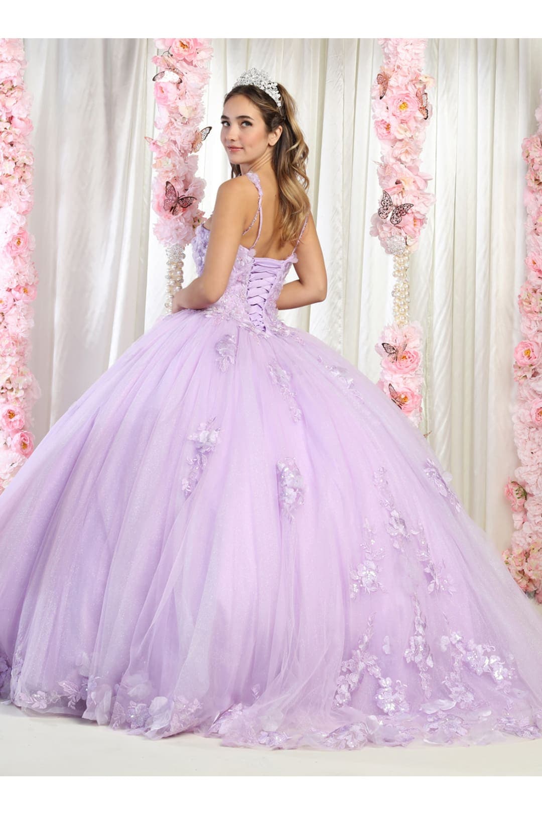Floral Ball Quinceanera Gown