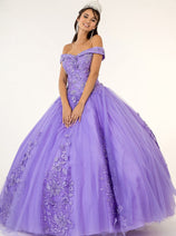 Sweet 16 Birthday Party Dress in Royal Blue by GL2802 Ball Gown