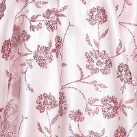 Poly USA 9190 Floral Glitter Print Short A-line Dress
