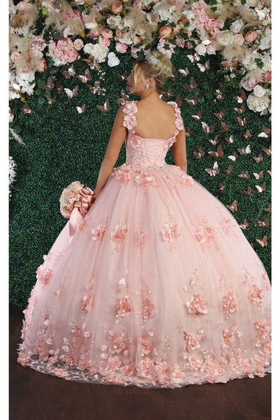 Floral Quinceañera Gown