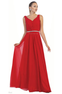 Flowy Dancing Gown - Red / 4