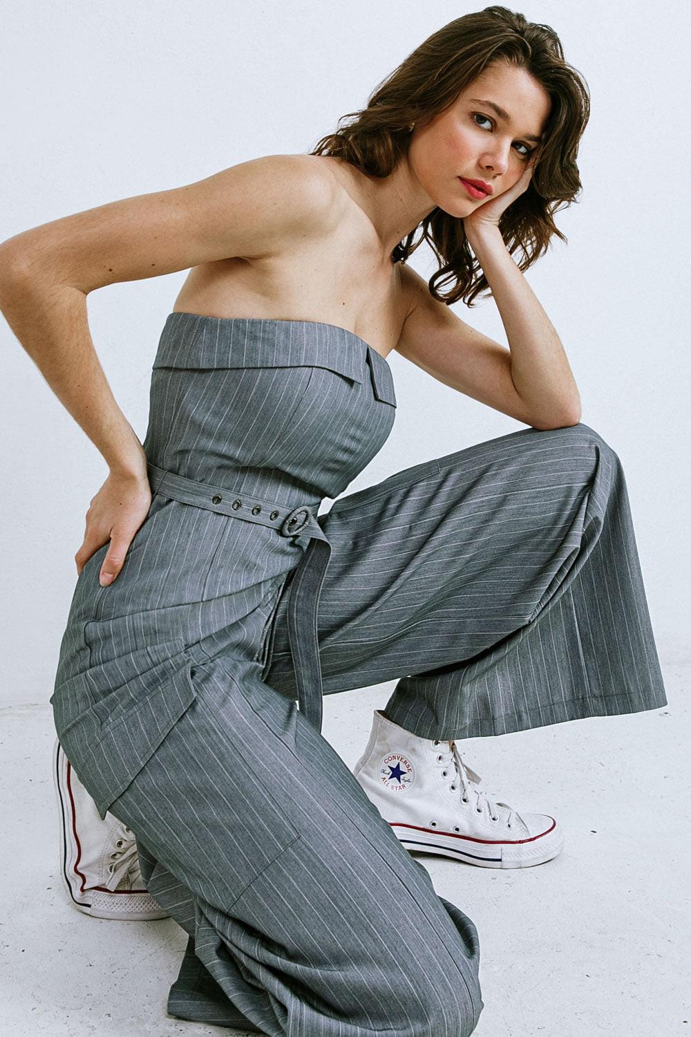 Flying Tomato GREY PANTS Dress