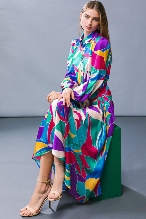 Flying Tomato BLUE FUCHSIA DRESSES
