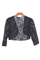 Formal Bolero Long Sleeve Lace Jacket - The Dress Outlet