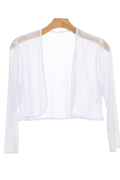 Formal Chiffon Bolero Evening Jacket - The Dress Outlet