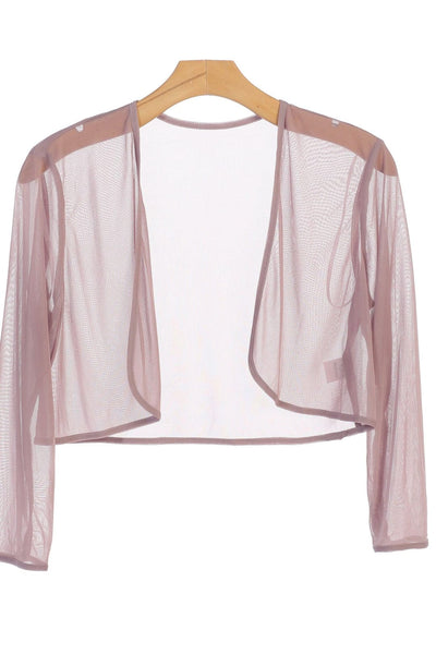 Formal Chiffon Bolero Evening Jacket - The Dress Outlet