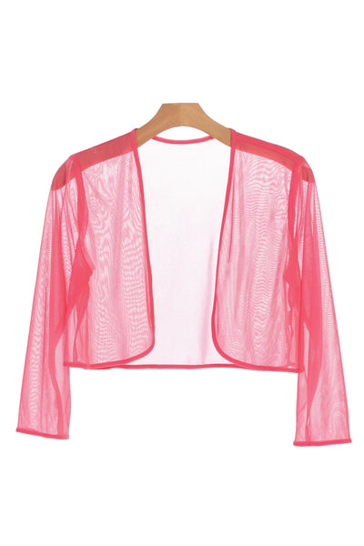 Formal Chiffon Bolero Evening Jacket - The Dress Outlet