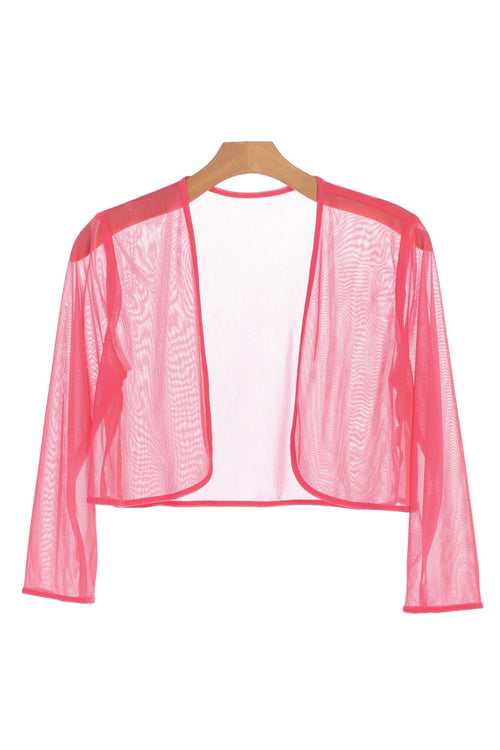 Formal Chiffon Bolero Evening Jacket - The Dress Outlet