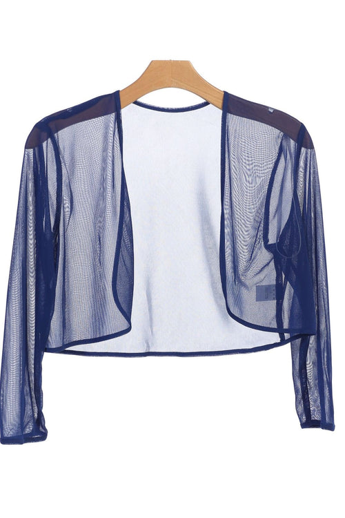 Formal Chiffon Bolero Evening Jacket - The Dress Outlet