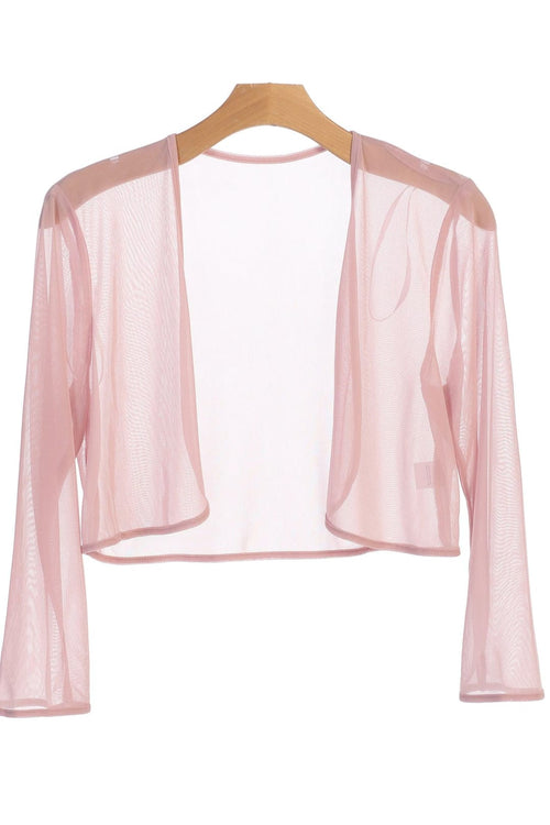 Formal Chiffon Bolero Evening Jacket - The Dress Outlet
