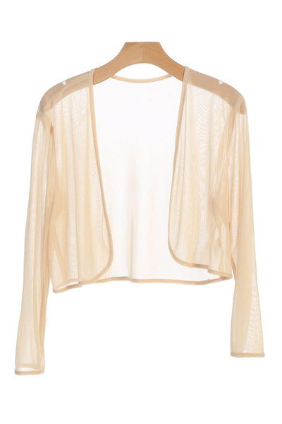 Formal Chiffon Bolero Evening Jacket - The Dress Outlet