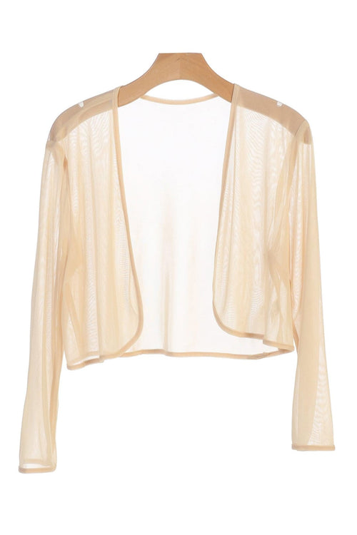 Formal Chiffon Bolero Evening Jacket - The Dress Outlet