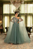 Formal Dress Midriff Cutout A-Line Prom Gown By Royal Queen RQ8188 - SAGE / 6 - Dress