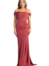 Formal Dress Off Shoulder