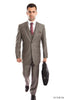 Ultra Slim Fit 3 Piece Men’s Solid Suit - GREY 04 / US34S/W28 / EU44S/W38 - Mens Suits