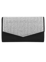 Formal Dress Shops HBG-105036 Rhinestone Studded Envelope Clutch Bag
